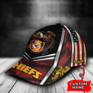 Custom Name NFL Kansas City Chiefs Baseball Cap Print 3