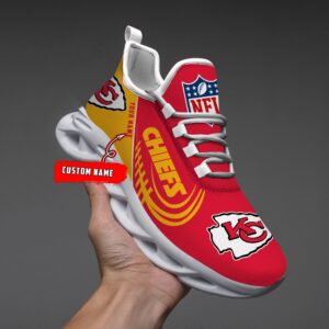 Custom Name NFL Kansas City Chiefs Sport Max Soul Shoes