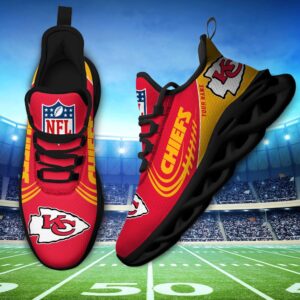 Custom Name NFL Kansas City Chiefs Sport Max Soul Shoes 2