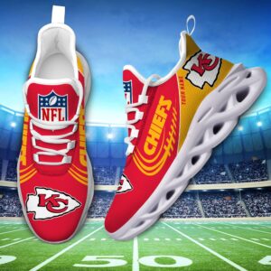 Custom Name NFL Kansas City Chiefs Sport Max Soul Shoes 3