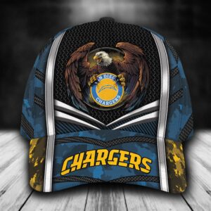 Custom Name NFL Los Angeles Chargers Baseball Cap Print 1