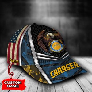 Custom Name NFL Los Angeles Chargers Baseball Cap Print 2