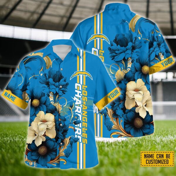 Custom Name NFL Los Angeles Chargers New Hawaiian Shirt For Fans