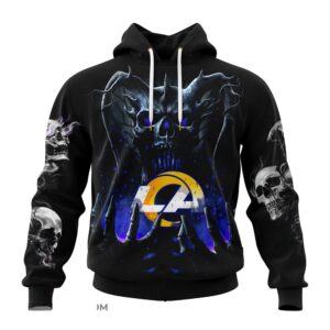 Custom Name NFL Los Angeles Rams All Over Print Hoodie Shirt For Fans 1