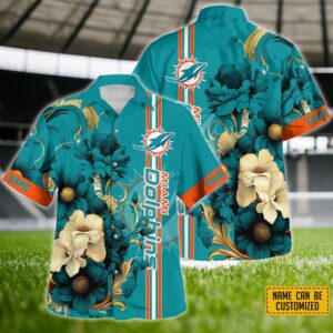 Custom Name NFL Miami Dolphins…