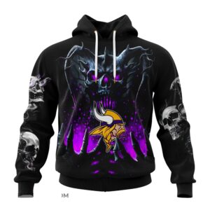 Custom Name NFL Minnesota Vikings All Over Print Hoodie Shirt For Fans