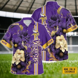 Custom Name NFL Minnesota Vikings…