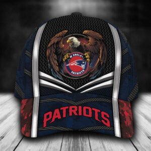 Custom Name NFL New England Patriots Baseball Cap Print 1