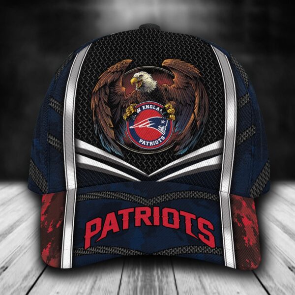 Custom Name NFL New England Patriots Baseball Cap Print