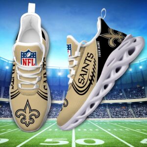 Custom Name NFL New Orleans Saints Sport Max Soul Shoes 2