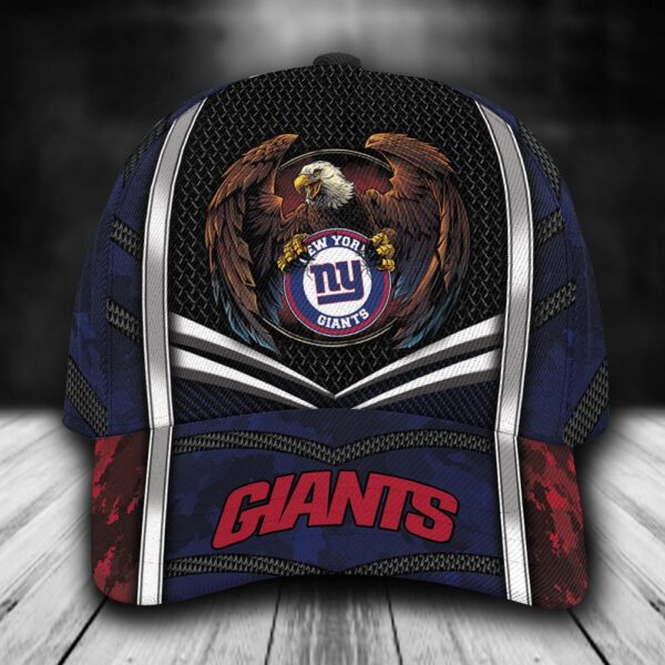 Custom Name NFL New York Giants Baseball Cap Print