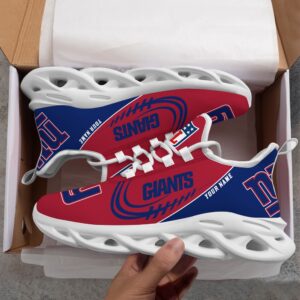 Custom Name NFL New York Giants Sport Max Soul Shoes 3