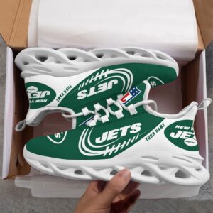 Custom Name NFL New York Jets Sport Max Soul Shoes 2