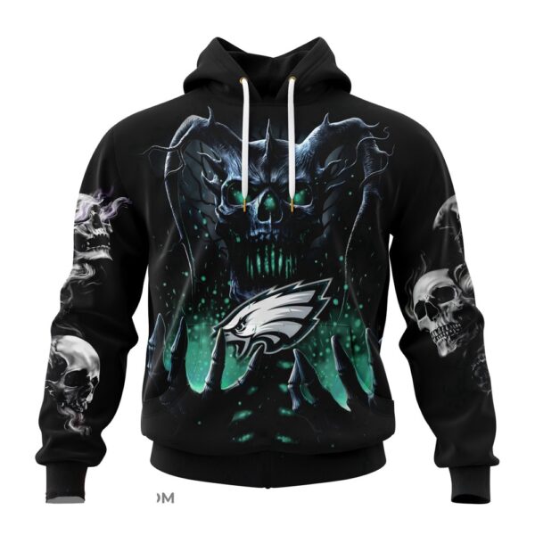 Custom Name NFL Philadelphia Eagles All Over Print Hoodie Shirt For Fans