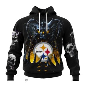 Custom Name NFL Pittsburgh Steelers All Over Print Hoodie Shirt For Fans