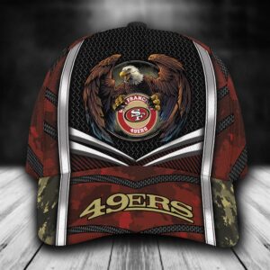 Custom Name NFL San Francisco 49ers Baseball Cap Print 1