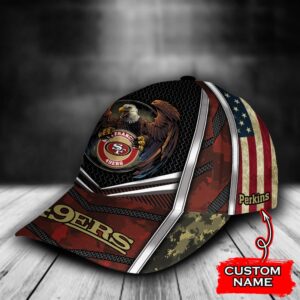 Custom Name NFL San Francisco 49ers Baseball Cap Print 3