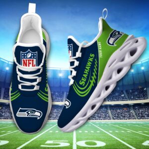 Custom Name NFL Seattle seahawks Sport Max Soul Shoes 2