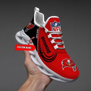 Custom Name NFL Tampa Bay Buccaneers Sport Max Soul Shoes 1