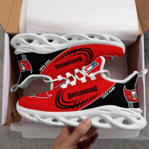 Custom Name NFL Tampa Bay Buccaneers Sport Max Soul Shoes 3