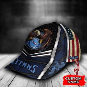 Custom Name NFL Tennessee Titans Baseball Cap Print 3