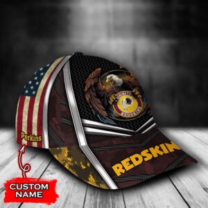 Custom Name NFL Washington Commanders Baseball Cap Print 2