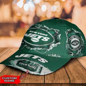 Custom Name New York Jets NFL Baseball Classic Cap 3