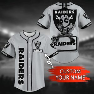 Custom Name Oakland Raiders NFL…