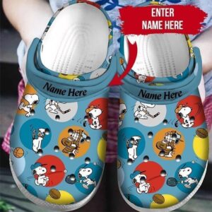 Custom Name Snoopy Comics Clog…