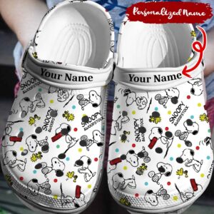 Custom Name Snoopy Shoes 3D…