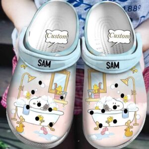 Custom Name Snoopy Shoes Clogs…