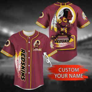 Custom Name Washington Redskins NFL…