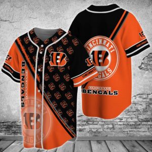 Customizable Cincinnati Bengals NFL Baseball…