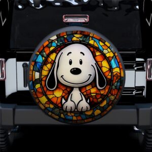 Cute Snoopy Stained Glass Car…