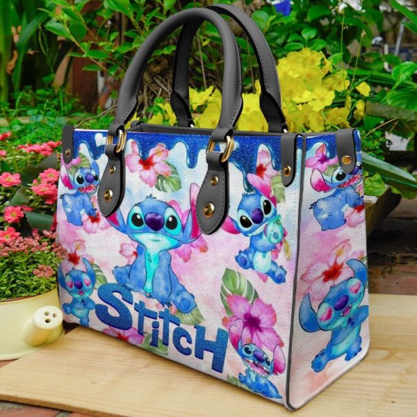 Cute Stitch Disney Women Leather HandBag