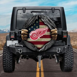 Detroit Red Wings American Flag…