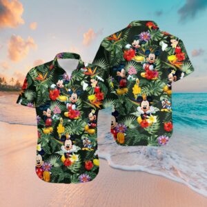 Disney Mickey Mouse Tropical Hawaiian…