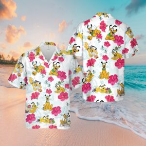 Disney Pluto Dog Hawaiian Shirts