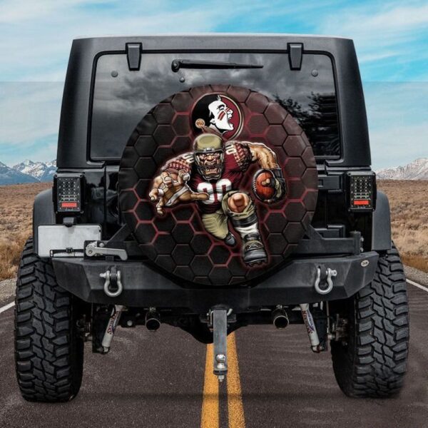 Florida State Seminoles NCAA Mascot Spare Tire Cover Gift For Campers