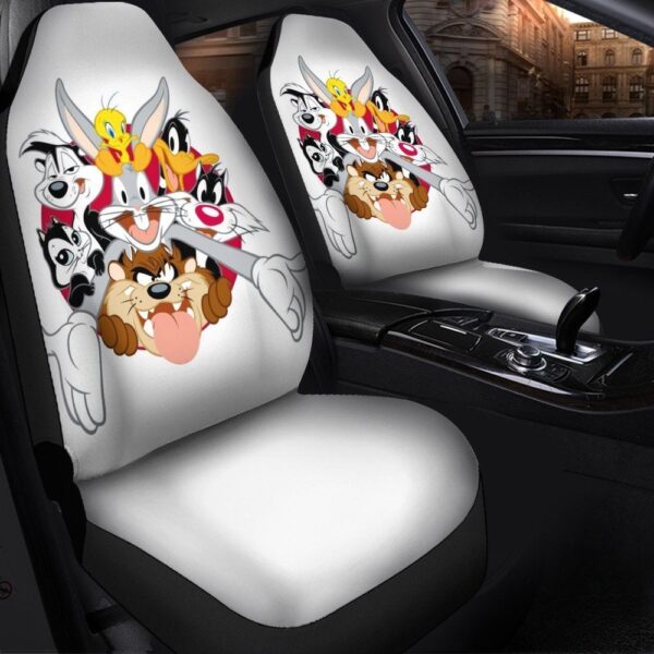 Funny Looney Tunes Cartoons Car Seat Covers Print