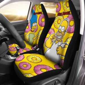 Her Homer And His Marge Simpsons Car Seat Covers