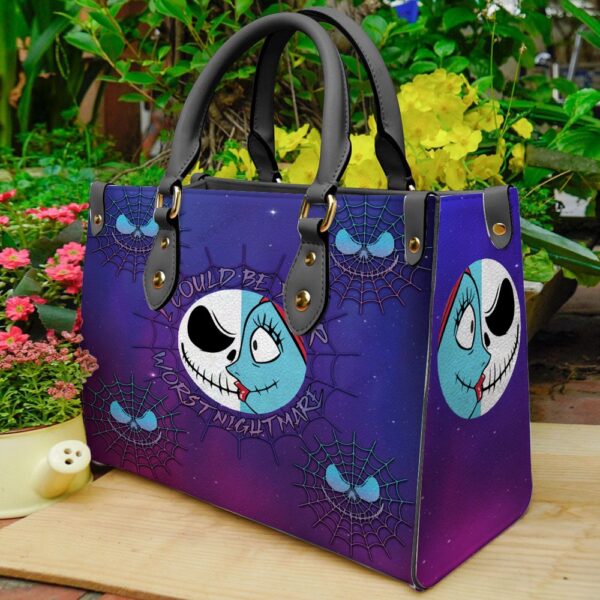 Jack Skellington I Could Be Your Worst Nightmare Women 3D Leather Handbag Printed