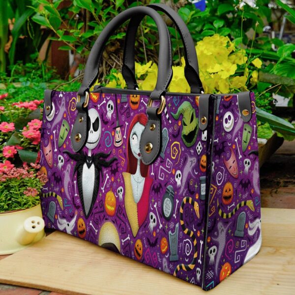 Jack Skellington Movie Pattern Women 3D Leather Handbag Print