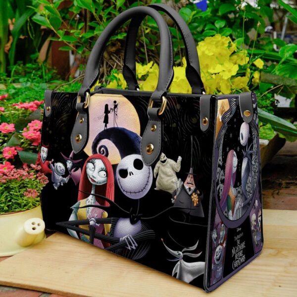 Jack Skellington Movie Pattern Women 3D Leather Handbag Printed