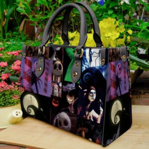 Jack Skellington Movie Women 3D Leather Handbag Printed