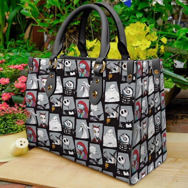 Jack Skellington Women 3D Leather Handbag 3D Printed