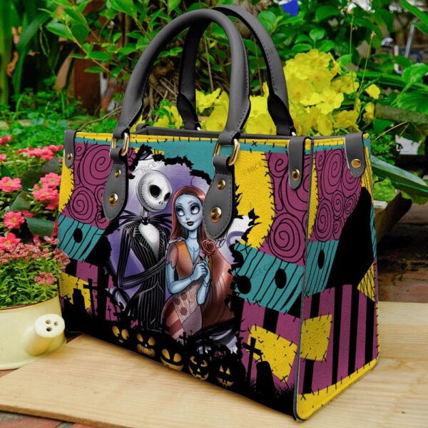 Jack Skellington Women 3D Leather Handbag Prints