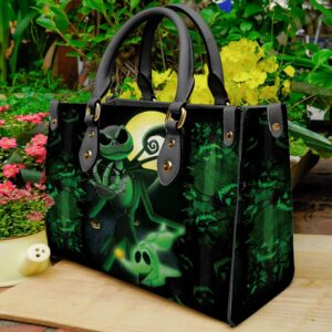 Jack Skellington Women Leather Handbag…