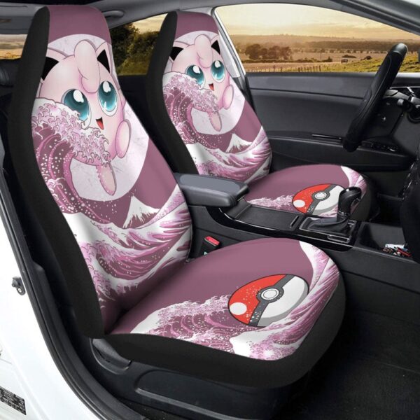 Jigglypuff Pokemon Cartoon Car Seat Covers