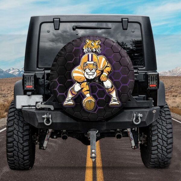 LSU Tigers NCAA Mascot Spare Tire Cover Gift For Campers